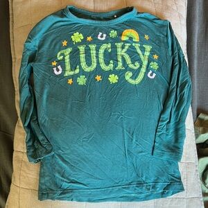 Little Sleepies St Patrick’s Green Long Sleeve Shirt